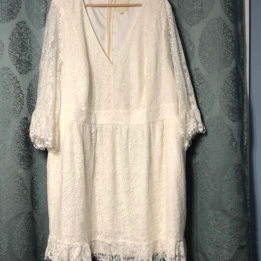 Ivory lace dress